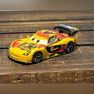 Disney Pixar Cars Cake Topper Miguel Camino Grand Prix Racers